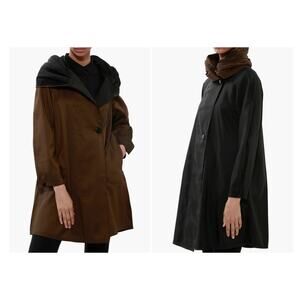 Mycra Pac Donatella Reversible Hooded Raincoat Size P or S/M
